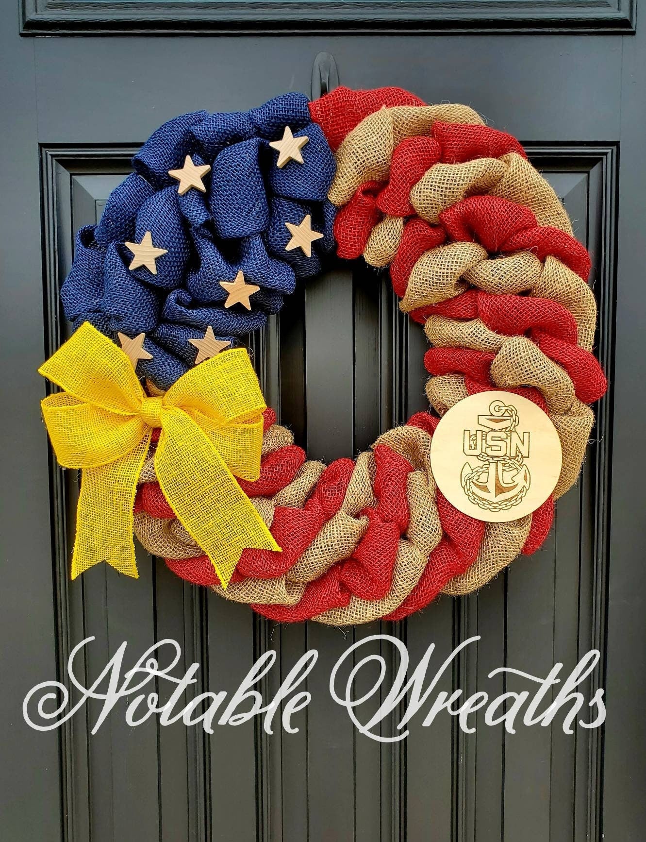 Buy Patriotic burlap wreath