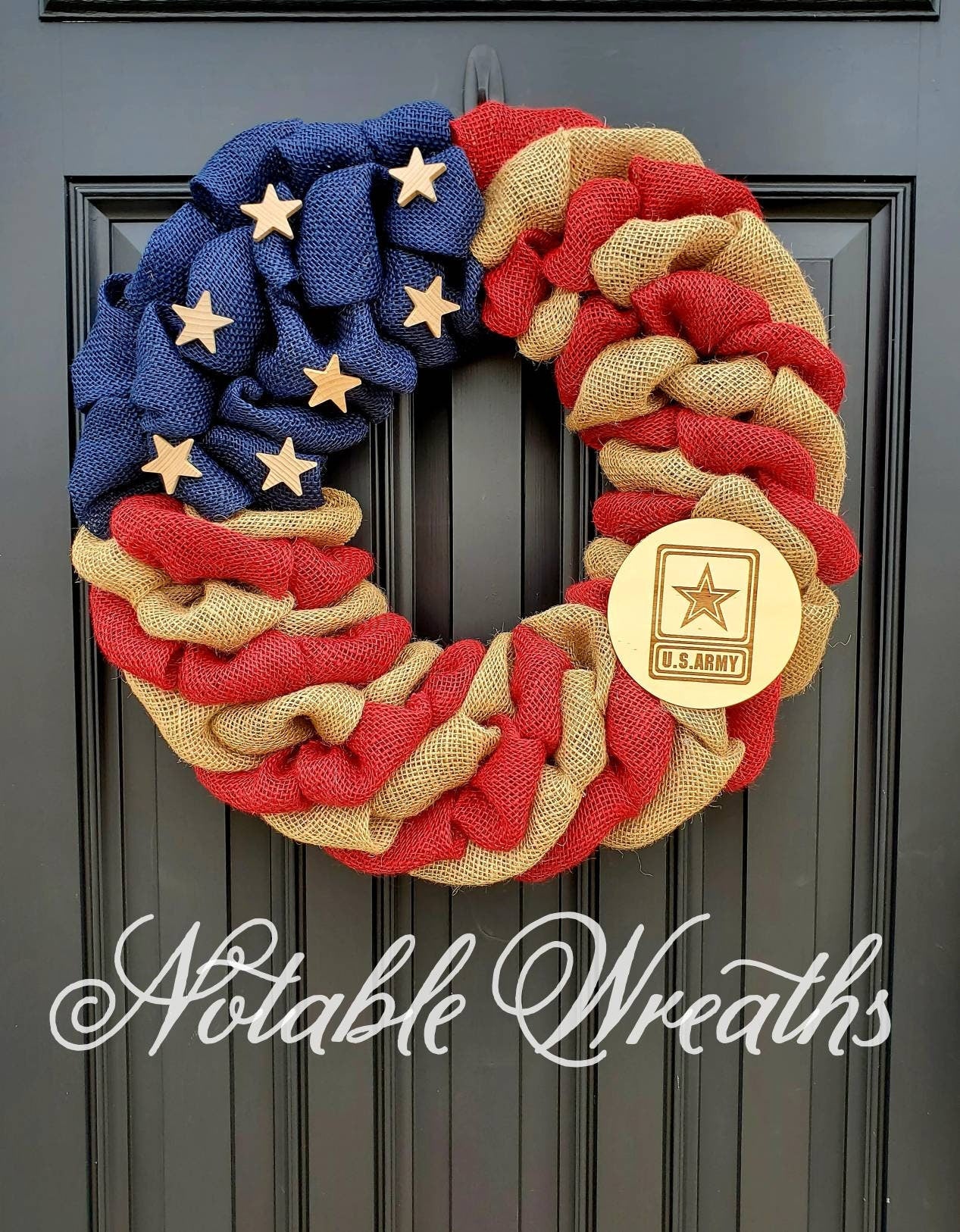 Rustic Air Force wreath, deployment wreath, patriotic military wreath, flag wreath, Veterans day wreath, memorial day wreath, burlap wreath