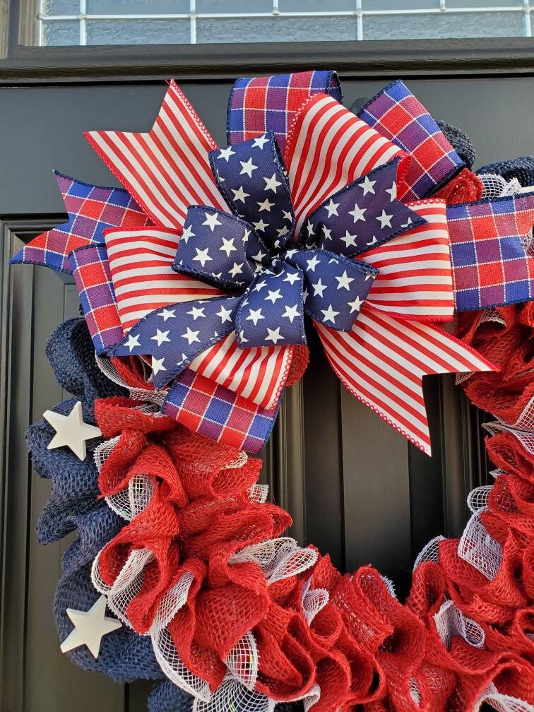 Top Patriotic American wreath